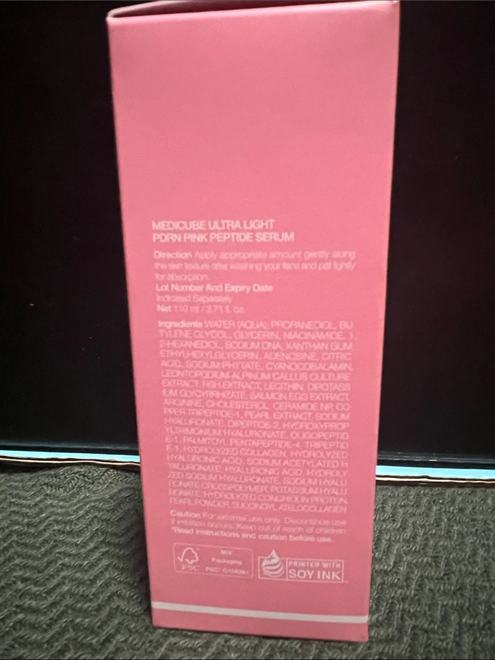 Medicube Ultra Light PDRN Pink Peptide Serum — Pink